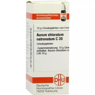 AURUM CHLORATUM NATRONATUM C 30 globuli, 10 g