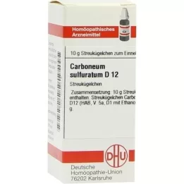 CARBONEUM SULFURATUM d 12 globuli, 10 g