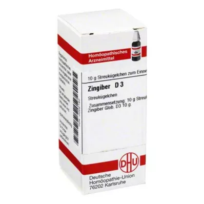ZINGIBER d 3 globuli, 10 g ZINGIBER d 3 globuli, 10 g