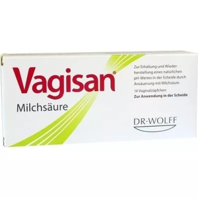 VAGISAN vaginální doplňky kyseliny mléčné, 14 ks