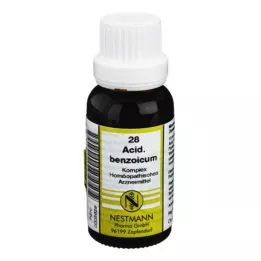 ACIDUM BENZOICUM KOMPLEX Č. 28 ředění, 20 ml