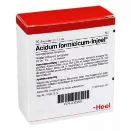ACIDUM FORMICICUM INJEEL ampules, 10 ks