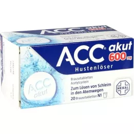 ACC Akutní 600 šumivé tablety, 20 ks
