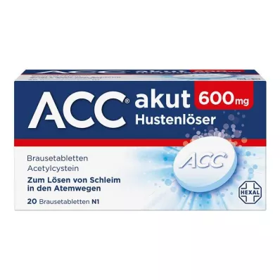 ACC akut 600 šumivých tablet, 20 ks ACC akut 600 šumivých tablet, 20 ks