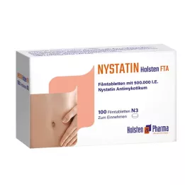 NYSTATIN Holsten potahované tablety, 100 ks