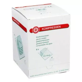 MULLKOMPRESSEN 10x10 cm sterilní 32x, 8X5 ks