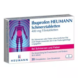 IBUPROFEN Heumann Painkillers 400 mg, 20 hodin