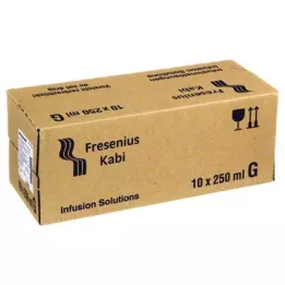 AMPUWA Injekční/infuzní roztok skleněné láhve, 10x250 ml