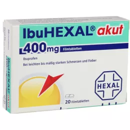 IBUHEXAL Akutní 400 tablety potažené filmem, 20 ks
