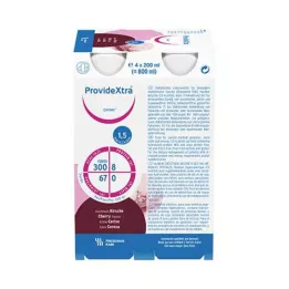 PROVIDE Xtra Drink Cherry Piting Lah, 4x200 ml