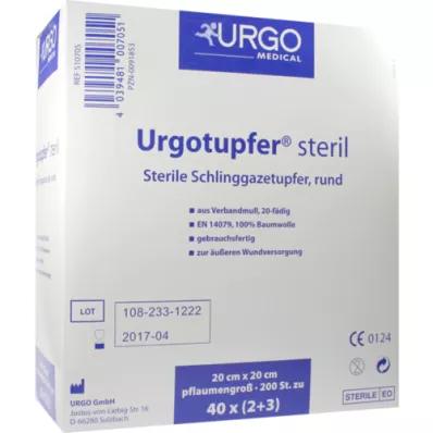 URGOTUPFER Plum -velikosti sterilní 2+3, 200 ks