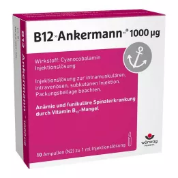 B12 ANKERMANN 1 000 mg ampule, 10X1 ml
