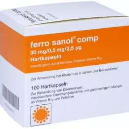 FERRO SANOL comp. Hartkaps.mmr.überz.pellets, 100 ks