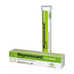 MAGNESIOCARD 7,5 mmol šumivé tablety, 20 ks