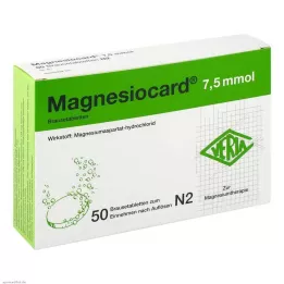 MAGNESIOCARD 7,5 mmol šumivé tablety, 50 ks