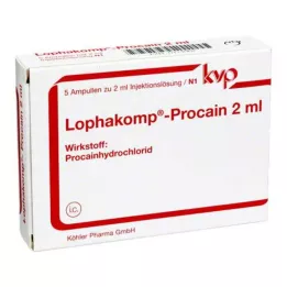 LOPHAKOMP ProCain 2 ml roztoku injekce, 5x2 ml
