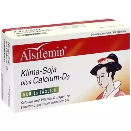 ALSIFEMIN klimatické sójové tablety vápníku D3, 60 ks