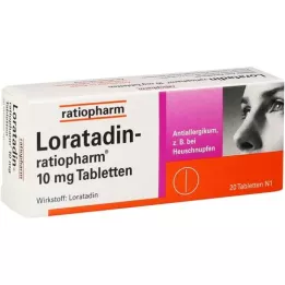 Loratadin-ratiopharm 10 mg tablety, 20 ks