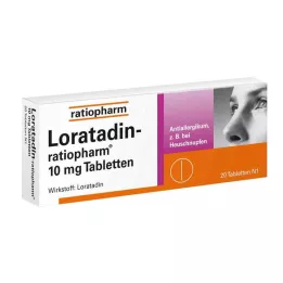 LORATADIN-ratiopharm 10 mg tablety, 20 ks