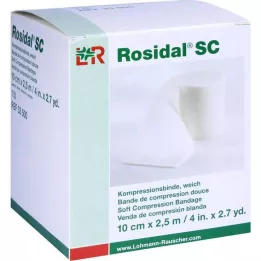 ROSIDAL SC Kompresní obvaz měkký 10 cmx2,5 m, 1 ks