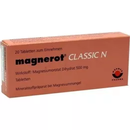 MAGNEROT CLASSIC n tablety, 20 ks