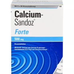 Vápník Sandoz Forte šumivé tablety, 5x20 ks