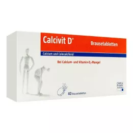 CALCIVIT D šumivé tablety, 40 ks