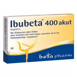 IBUBETA 400 akutních potahovaných tablet, 20 ks