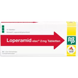 LOPERAMID ELAC 2 mg tablety, 10 ks