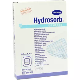 Hydrositor Comfort Sdružení ran 4,5x6,5 cm, 5 ks