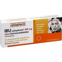 IBU-RATIOPHARM 400 mg akutní painbl.filmtambl., 10 ks