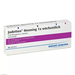 JODETTEN Henning 1x týdně tablety, 28 ks