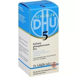 BIOCHEMIE DHU 5 tablet draselného fosforikum D 12, 80 ks