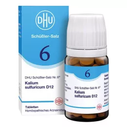 BIOCHEMIE DHU 6 ks Kalium sulfuricum D 12 tablet, 80 ks