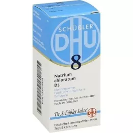 BIOCHEMIE DHU 8 tablety chloratum sodného D 3, 80 ks