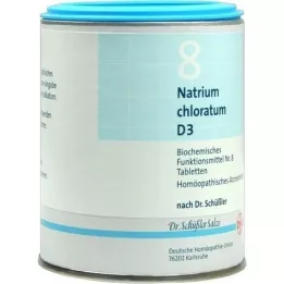BIOCHEMIE DHU 8 tablety chloratum sodného D 3, 1000 ks