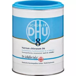 BIOCHEMIE DHU 8 tablety chloratum sodného D 6, 1000 ks