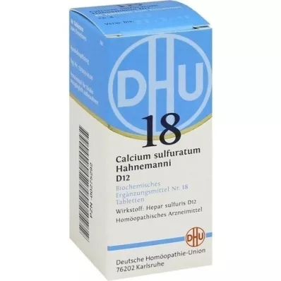 BIOCHEMIE DHU 18 tablet sulfuratum vápenatého D 12, 80 ks
