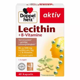 DOPPELHERZ Kapsle Lecitin+B-vitamíny, 40 ks