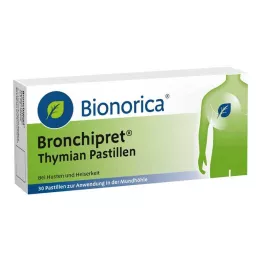 BRONCHIPRET Tymiánové pastilky, 30 ks