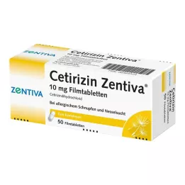 CETIRIZIN Zentiva 10 mg potahované tablety, 50 ks
