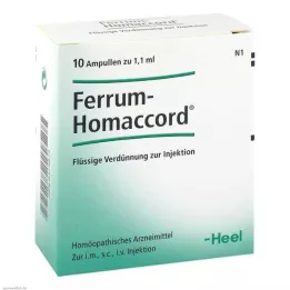 FERRUM HOMACCORD ampules, 10 ks