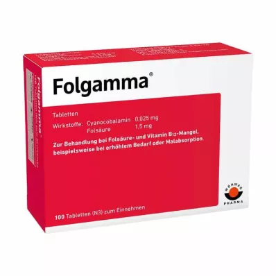 FOLGAMMA Tablety, 100 ks