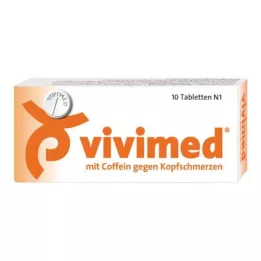 VIVIMED s kofeinem tablety proti bolesti hlavy, 10 ks