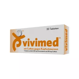 VIVIMED s kofeinem tablety proti bolesti hlavy, 20 ks