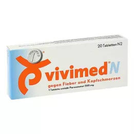 VIVIMED N proti horečce a bolestem hlavy tablety, 20 ks