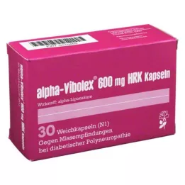 ALPHA VIBOLEX 600 mg HRK měkké tobolky, 30 ks