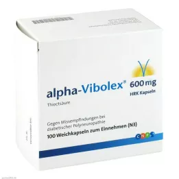 ALPHA VIBOLEX 600 mg HRK měkké tobolky, 100 ks