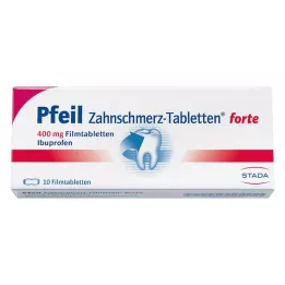 PFEIL Tablety proti bolesti zubů forte potahované tablety, 10 ks