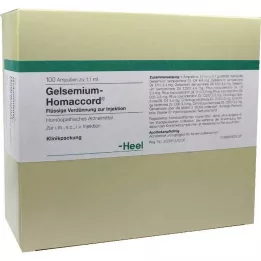 GELSEMIUM HOMACCORD ampules, 100 ks